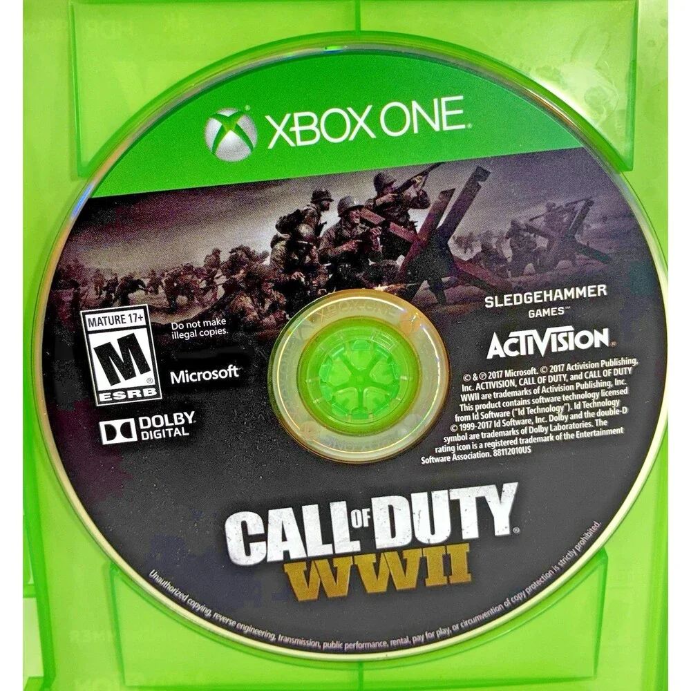 Call of Duty WWII Microsoft Xbox One Activision 2017 Tested